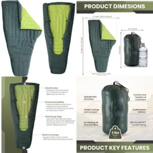 Ultralight 850 Fill Down Sleeping Bag