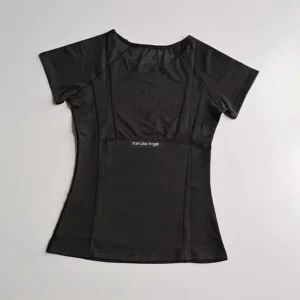 Women's sports and fitness short sleeved shirt,