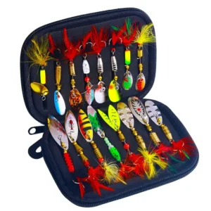 16PCS  Bait Spinner Lures