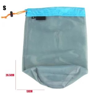 1 pc Laundry Outdoor Bag Ultralight Mesh Stuff Sack